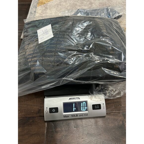 Geoffrey Beene Classics 90s Green Blue Beige Geometric Pattern Sweater Sz L - Picture 9 of 9